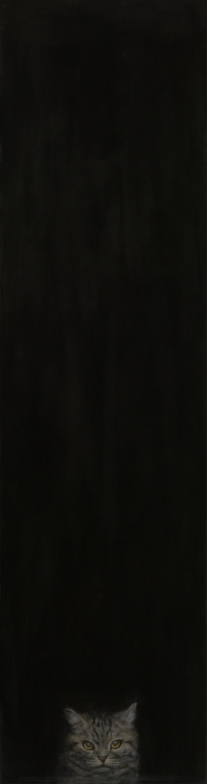 On The Threshold, 2013 (oil on canvas)
