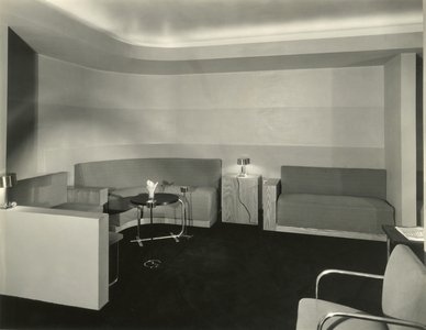 Thalia Theatre lounge, 95th Street and Broadway, New York, USA, c.1920-38 (gelatin silver photo)