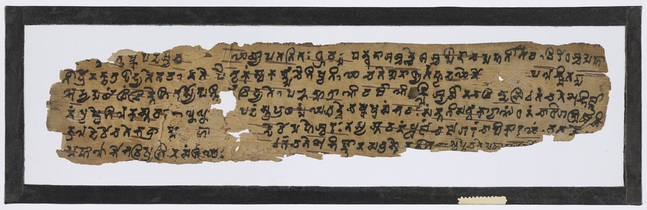 The Bower Manuscript, 5th-6th century (birch-bark manuscript)