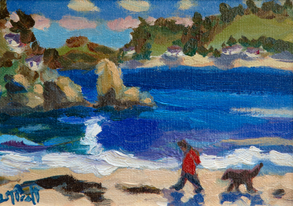 Morning Walks, South Sands, Salcombe