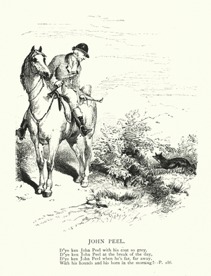 Songs: John Peel (engraving)