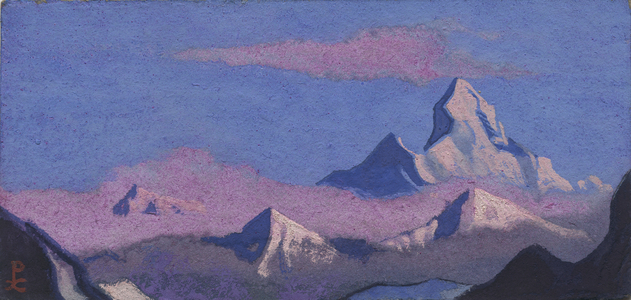Nanda Devi, 1944 (tempera on cardboard)