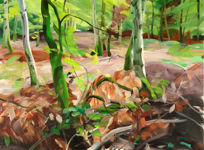 Forêt 11 ,2015 (acrylic on canvas)