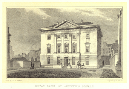 Royal Bank, St Andrew's Square (engraving)