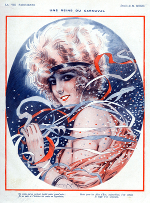 La Vie Parisienne Magazine Plate, France, 1920s (print)
