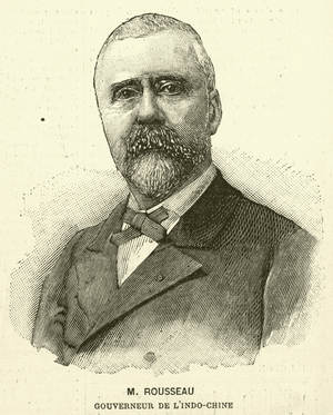 Armand Rousseau, Governor of French Indochina (engraving)