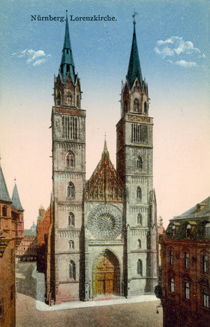 Nuremberg, Lorenzhirche (colour photo)
