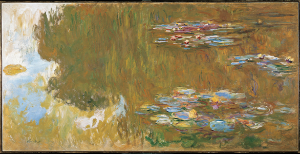 The Water Lily Pond, c.1917-19 (oil on canvas)