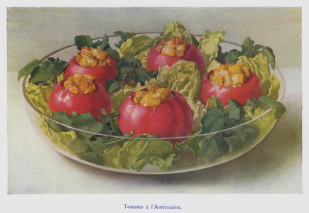 Tomates a l'Americaine (colour litho)