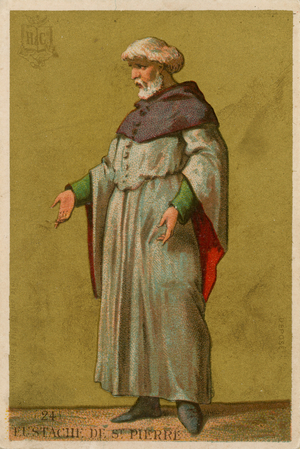 Eustache de Saint Pierre (chromolitho)