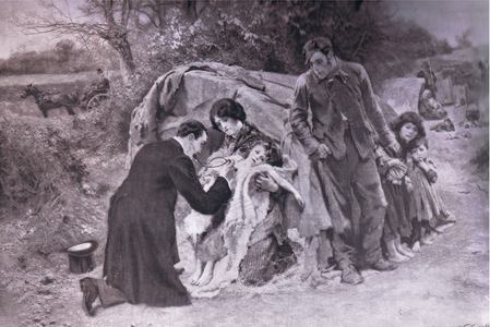 A good samaritan, Bibbys Annual, 1916-1917 (litho)