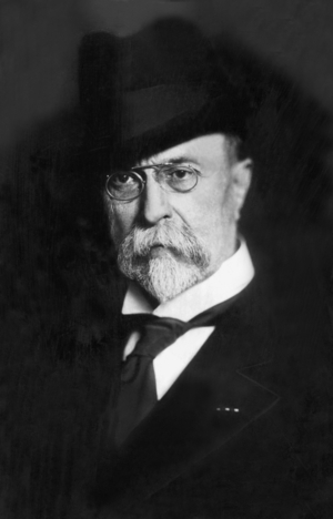 Tomas Masaryk, 1927 (b/w photo)