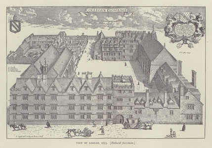 View by Loggan, 1675 (engraving)