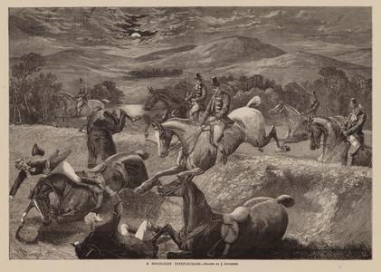 A Moonlight Steeplechase (engraving)