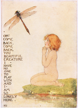 "Oh come back, come back, you beautiful creature