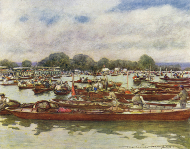 Henley Regatta (colour litho)
