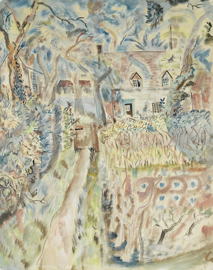 July Change, 1929 (pencil & watercolour on paper)