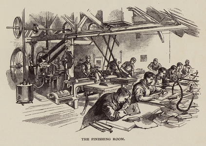 Finishing room at a printers (litho)