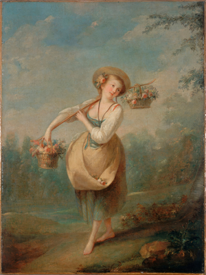 La Bouquetière, 2nd half of the 18th century (painting)
