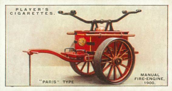 Fire-Fighting Appliances: "Paris" Type Manual Fire-Engine, 1900 (colour litho)