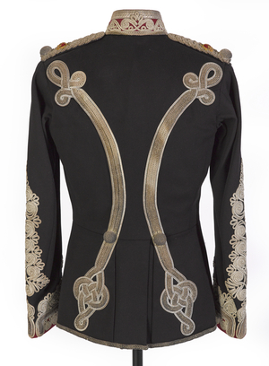 Full dress tunic, Oxfordshire Yeomanry (Queens Own Oxfordshire Hussars), c.1919 (tunic)