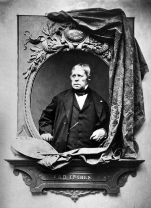 French painter Ingres (1780-1867)