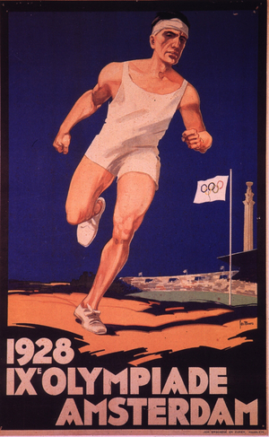 Poster. Olympics in Amsterdam 1928. Archive …, 1998 (photo)