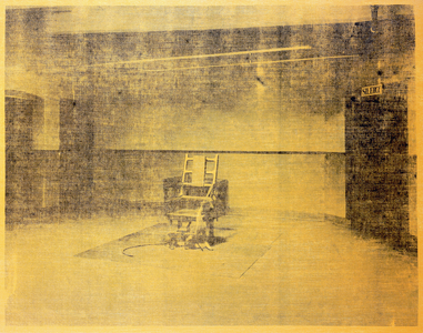 Little Electric Chair, 1965 (synthetic polymer and silkscreen inks on canvas)