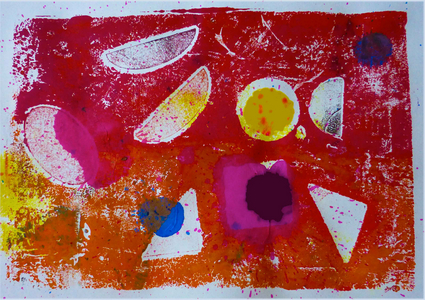 'Geometrics' 2019 (monoprint)