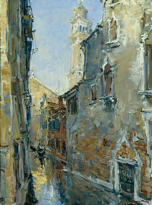 Venice, 2000 (oil on canvas)