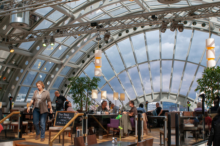 Inside restaurant in KaDeWe, department store, Wittenbergplatz, west Berlin, Germany, Kaufhaus des Westens, Berlin, Germany (photo)