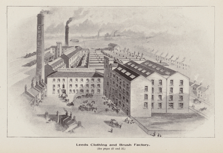 Co-operative Wholesale Societies: Leeds Clothing and Brush Factory (litho)