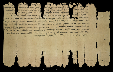 Ancient Sogdian Letters 1 and 2 (312 or 313). Dunhuang (Gansu Province, China), Vol. XII, Or. 8212/92 (pen & ink on paper)