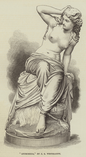 "Andromeda," by J S Westmacott (engraving)