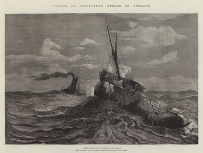 Voyage of Cleopatra's Needle to England (engraving)