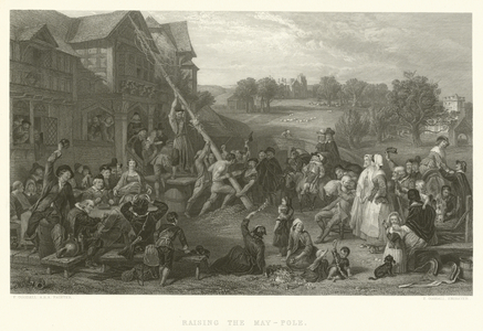 Raising the May-Pole (engraving)
