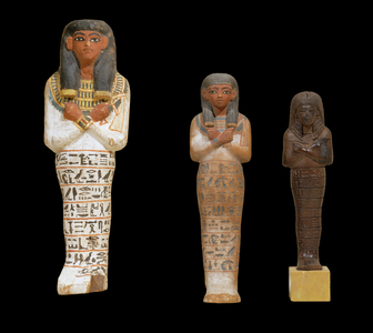 Ushebtis for Hapyaa, Sennefer and Hesmeref …
