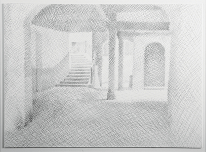 Sotoportego de la Malvazia Vecchia, Venice, 1998 (Pencil on Paper)