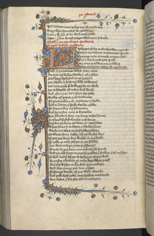 Lansdowne 861 'The Canterbury Tales' by Geoffrey Chaucer, c.1410 (ink & colour on vellum)
