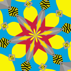 Symmetry  #11, 2019 (mixed media)