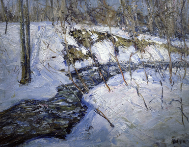 Frosty Morning by Walter Emerson Baum, 1925 (oil on canvas)