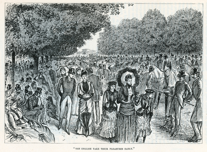 The English Take their Pleasures Sadly (engraving)