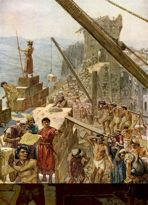 Rebuilding the walls of Jerusalem under Nehemiah - Bible