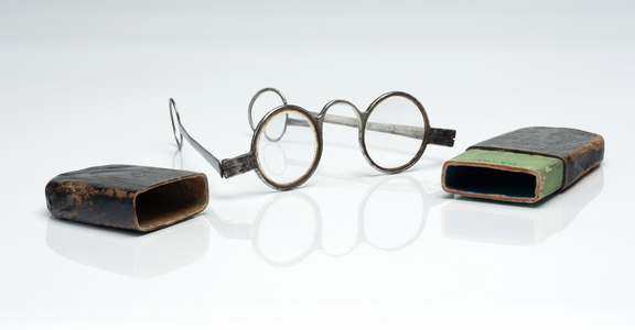 William Blake's spectacles, late 18th century (steel, glass)