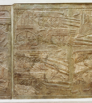 Island of Arvad, top right, on the Lebanese coast …