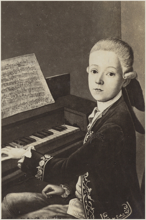 Portrait of Wolfgang Amadeus Mozart (engraving)