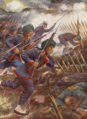 Illustration for the life of General Gordon (colour litho)