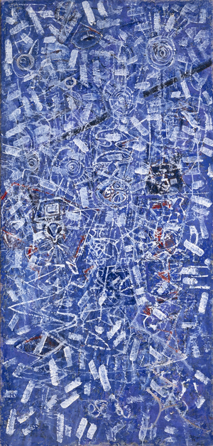 Echoes of Broadway, 1964 (tempera on paper)