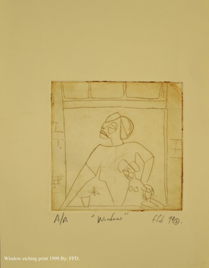 Window, 1999 (etching print)