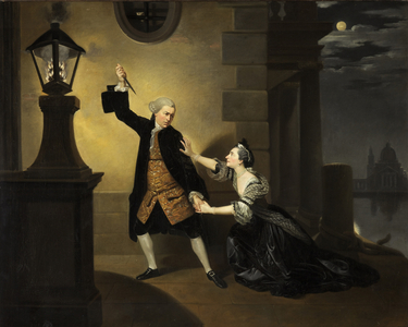 David Garrick as Jaffier and Susannah Cibber as Belvidera in ‘Venice Preserv’d’ by Thomas Otway, c.1763 (oil on canvas)